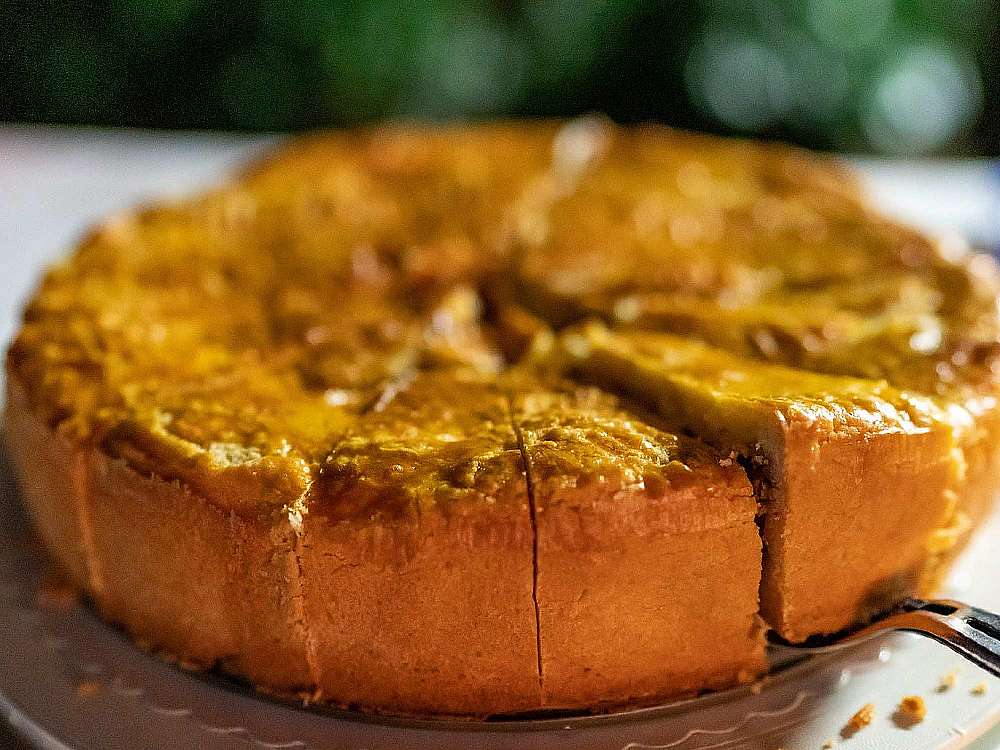 Ein selbstgebackener Kuchen